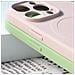 Custodia In Silicone Compatibile Con Magsafe Per Iphone 15 Plus - Crema - Foto miniatura 1