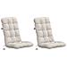 Cuscini per Sedia Alta in 2 Pezzi VIANEN 2 pcs 100% Poliestere - Foto miniatura 1