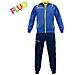 Tuta Winner Completo Di Giacca A Manica Lunga E Pantalone Di Colore Azzurro / giallo Fluo Taglia Xl - Foto miniatura 1