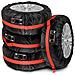 Set 4 Copriruota Tyre-wrap Basic In Polyester - Foto miniatura 6
