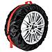 Set 4 Copriruota Tyre-wrap Basic In Polyester - Foto miniatura 2