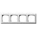 021404 Mascherina Di Copertura, 4 Moduli, Standard 55, Bianco Puro Satinato - Foto miniatura 2