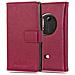 Custodia Compatibile Con Nokia Lumia 1020 In Rosso Vinaccia - Coperchio Protettiva Con Chiusura Magnetica, Funzione Stand E Tasca Per Le Carte - Foto miniatura 3