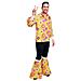 Costume Adulto Anni '60 Flower Power Camicia Taglia Standard - Foto miniatura 1