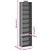 Organizer per Armadio da Appendere 2 pz con 10 Ripiani Tessuto - Foto miniatura 7