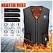 Gilet Riscaldato 5 Zone Di Riscaldamento Nero /grigio Black+grey L - Foto miniatura 10