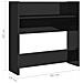 Scarpiere a Muro 2pz Nero Lucido 60x18x60cm Legno Multistrato - Foto miniatura 2