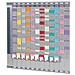 Nobo Planner professionale schede a T - 12 colonne 32 fessure - Foto miniatura 3