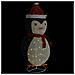 Figura Decorativa Pinguino Natale con LED Tessuto Lusso 180cm - Foto miniatura 4