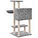 Albero Per Gatti Con Tiragraffi In Sisal Grigio Chiaro 108,5 Cm - Foto miniatura 5