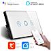 Interruttore Smart Home A Touch Wifi Bianco Lkm-smsd01w Dimmer Lkm Security Cristallo Temperato Controllo A Led Compatibile Con Amazon Echo E Google H - Foto miniatura 1