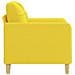 Poltrona Giallo Chiaro 60 Cm In Tessuto - Foto miniatura 2