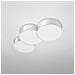 Lampada A Soffitto Circle 3a Bianco Sl. 1051 - Moderno Lampade Da Soffitto Bianco 11.5x91x35 Cm - Foto miniatura 2