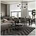 Lampadario A Sospensione Moderno Mollis Metallo Nero Acrilico 8 Luci G9 7w - Foto miniatura 2