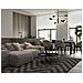 Lampadario A Sospensione Moderno Mollis Metallo Nero Acrilico 8 Luci G9 7w - Foto miniatura 3