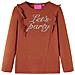 Maglietta Da Bambina A Maniche Lunghe Cognac 128 - Foto miniatura 1