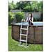 Scaletta Di Sicurezza Per Piscine In Metallo Antiruggine E Gradini Ultra-resistenti - 107 Cm - Foto miniatura 7