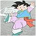 T-shirt Dragonball Z db013 v s1-10a Ragazzo - Foto miniatura 2