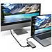00200110 replicatore di porte e docking station per laptop USB 3.2 Gen 1 (3.1 Gen 1) Type-C Grigio - Foto miniatura 3