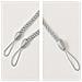 Set Di 2 Fermatende, Fermatende Intrecciati Grey - Foto miniatura 5