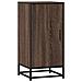 Credenza Rovere Marrone 35,5x35x76 Cm In Truciolato E Metallo - Foto miniatura 2
