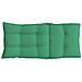 Cuscini Per Sedia Con Schienale Alto 4 Pz Verde Tessuto Oxford - Foto miniatura 6