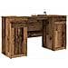 Scrivania in legno vecchio 140x49x76 cm in legno ingegnerizzato - Foto miniatura 3