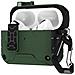 Custodia Protettiva Compatibile Con Airpods 4 - Tpu+pc, Magnetica, Supporto Ricarica Wireless Green - Foto miniatura 2