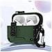 Custodia Protettiva Compatibile Con Airpods 4 - Tpu+pc, Magnetica, Supporto Ricarica Wireless Green - Foto miniatura 3