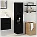 Armadio da bagno  in rovere nero 30x30x130 cm in legno ingegnerizzato - Foto miniatura 2