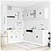 Set Mobili da Cucina 11 pz Porto Bianchi Legno Multistrato - Foto miniatura 3