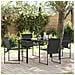 Set da Pranzo per Giardino 5 pcs Nero - Foto miniatura 2