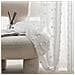 Set Di 2 Tende Trasparenti Con Pompon A Pois - Pannelli Per Finestre In Voile Con Anelli White M - Foto miniatura 7