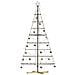 Albero a Cono di Natale con supporto Nero 210 cm Acciaio - Foto miniatura 3