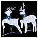 Renne LED 2 pcs Bianco Freddo Tessuto - Foto miniatura 5