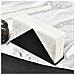 Porta Tovaglioli Triangolare In Acciaio Inox Minimalista Moderno - Elegante Dispenser Di Tovaglioli Black - Foto miniatura 5