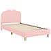 Struttura letto bambini con testata Rosa 90 x 190 cm - Foto miniatura 1