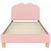 Struttura letto bambini con testata Rosa 90 x 190 cm - Foto miniatura 4