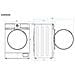 Lavatrice Standard 10 Kg Classe A H1014-T - Foto miniatura 3