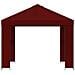 Gazebo 3 x 3 m Borgogna Poliestere e Acciaio 190 gsm - Foto miniatura 3
