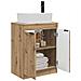 Mobile da bagno con lavabo Rovere Artigianale 54 x 35 x 83 cm - Foto miniatura 3
