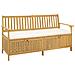 Panchina con contenitore con cuscino con porta 170 x 63 x 84 cm - Foto miniatura 1