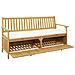 Panchina con contenitore con cuscino con porta 170 x 63 x 84 cm - Foto miniatura 2