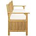 Panchina con contenitore con cuscino con porta 170 x 63 x 84 cm - Foto miniatura 4