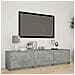 Mobile TV con LED con LED Grigio Cemento 165 x 34 x 40 cm - Foto miniatura 2