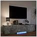 Mobile TV con LED con LED Grigio Cemento 165 x 34 x 40 cm - Foto miniatura 4