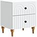 Armadio da Notte con cassetto 2 pcs Bianco 43 x 34,5 x 48 cm - Foto miniatura 3