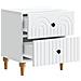 Armadio da Notte con cassetto 2 pcs Bianco 43 x 34,5 x 48 cm - Foto miniatura 4