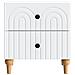 Armadio da Notte con cassetto 2 pcs Bianco 43 x 34,5 x 48 cm - Foto miniatura 5