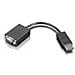 Convertitore video - DisplayPort - VGA - nero - per ThinkCentre  - Foto miniatura 1